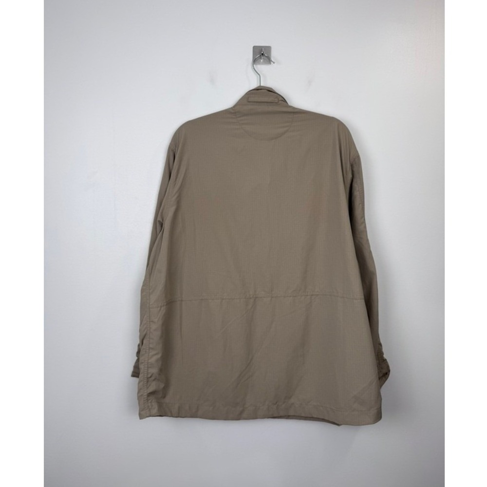 Patagonia Women Tan Recycled Nylon Ripstop Utility Jacket Size Large - Picture 2 of 6
